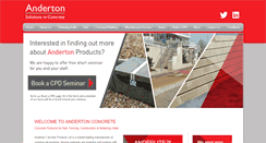 Desktop Screenshot of andertonconcrete.co.uk